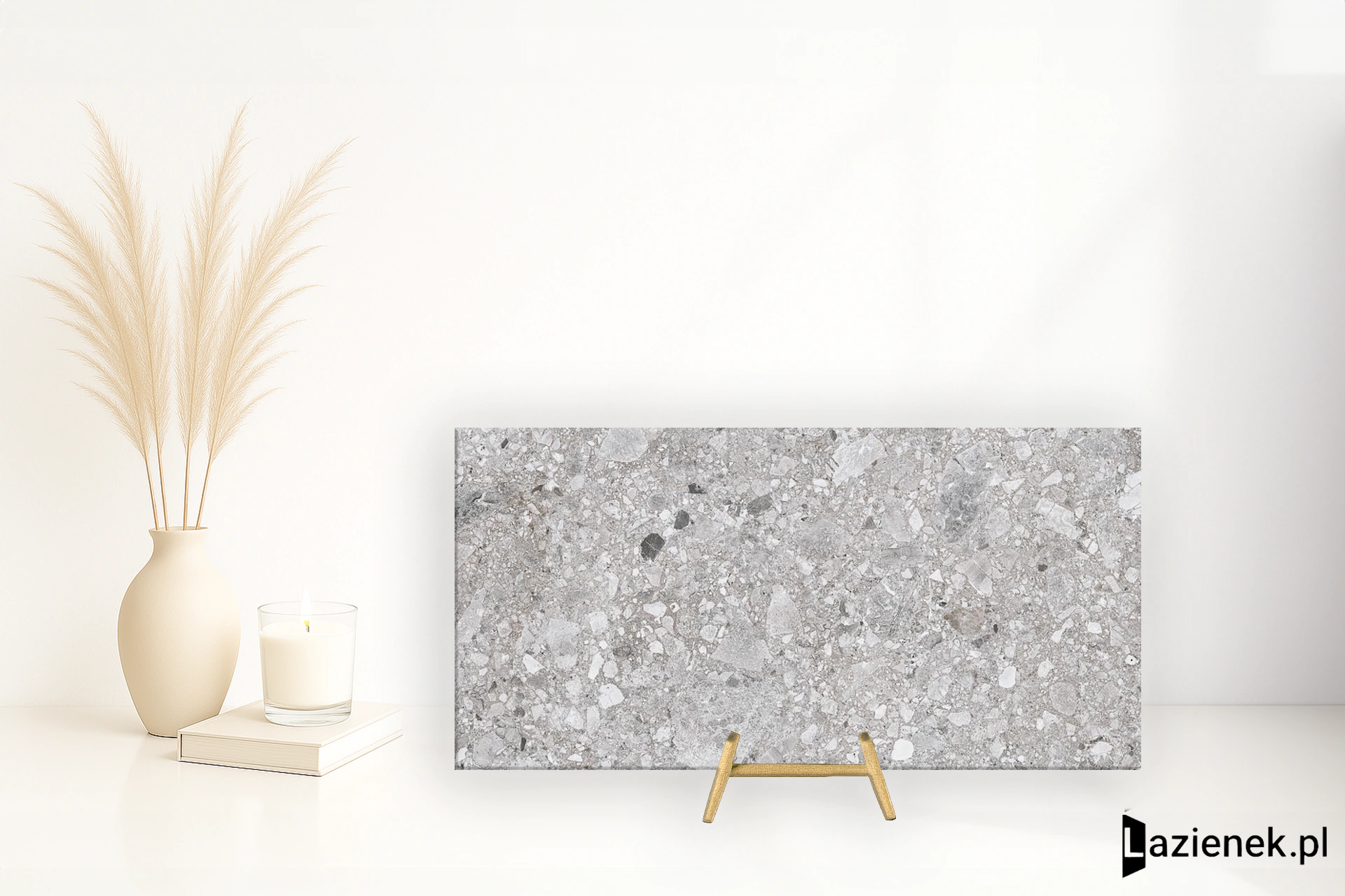 Casalgrande Padana Pietre Di Paragone Gre'Grigio połaczenie mat-poler 120x278 cm gr. 6 mm - płytka rektyfikowana/1570008